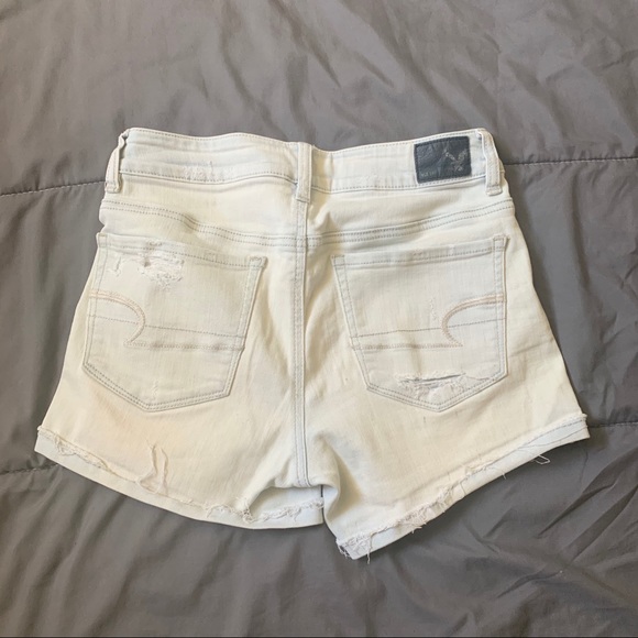Light Wash Jean Shorts - Picture 2 of 11